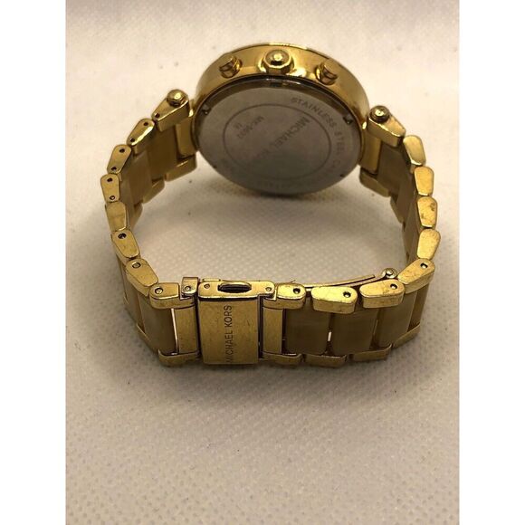 Michael Kors MK5632 Women's Stainless Steel Analog Champange Dial Watch LP121 - Picture 9 of 9